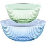 Colors Sculpted Tinted Dreams 4-piece Mixing Bowl Set